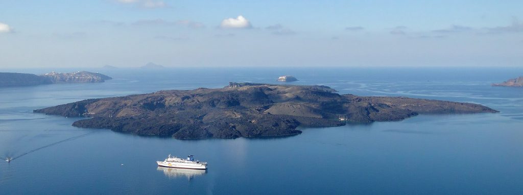 Santorini caldera