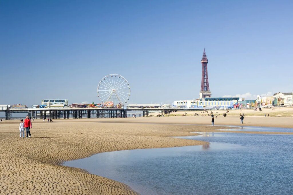 Blackpool Beach Lancashire