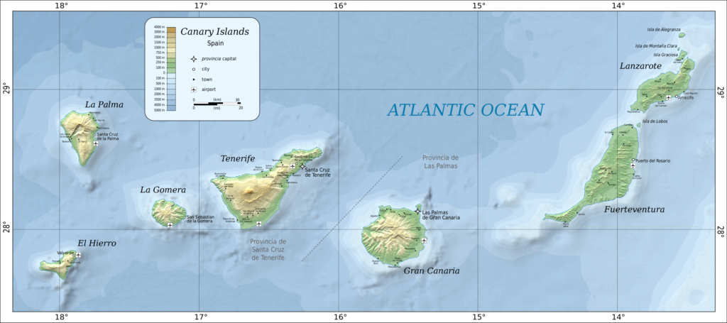 Canary Islands Map