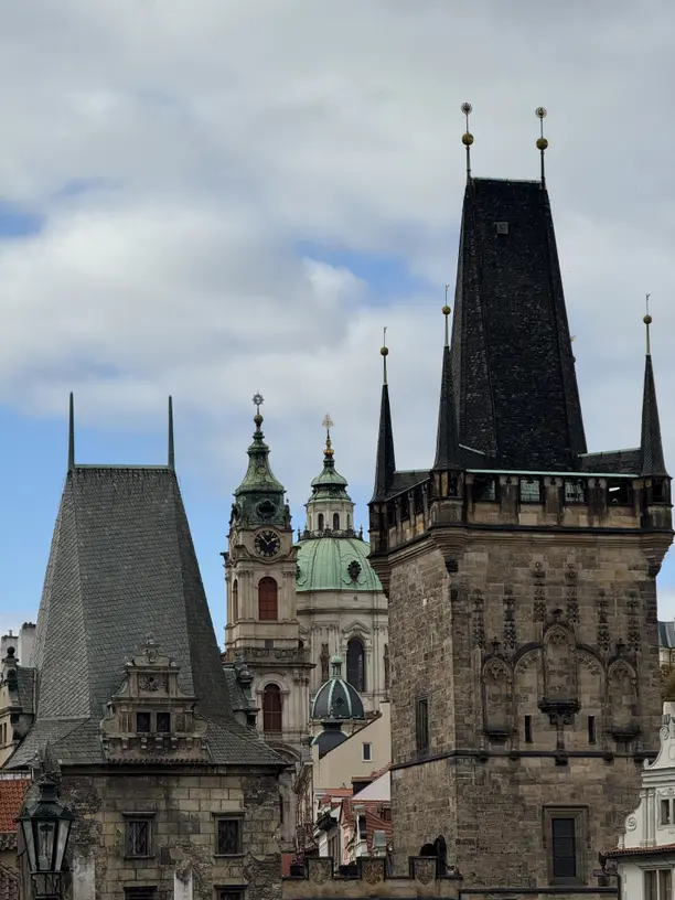 Charles Bridge and Old Town Bridge Tower in Prague