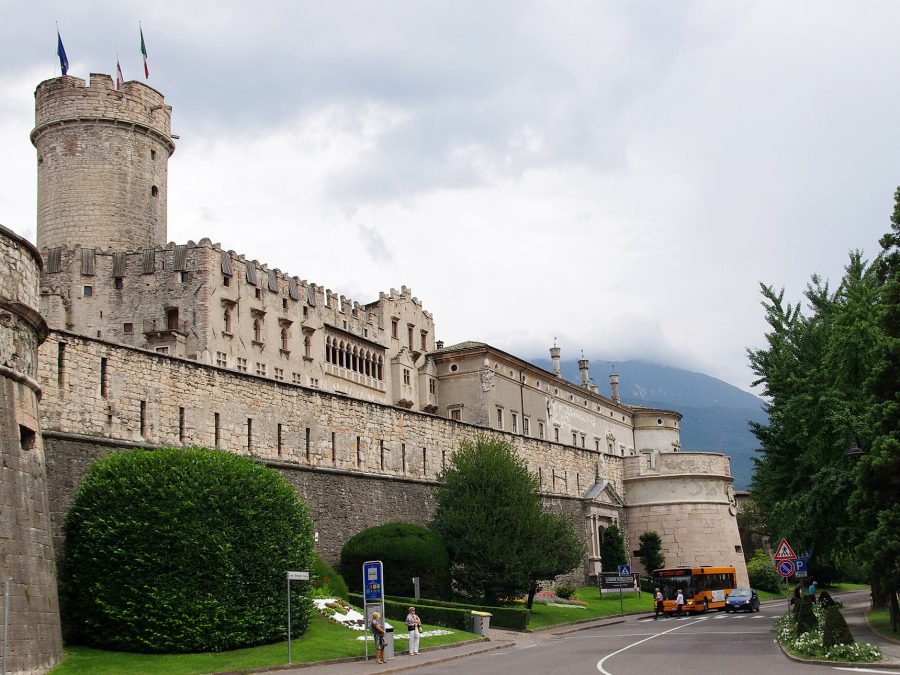 Piazza Mostra and the castle