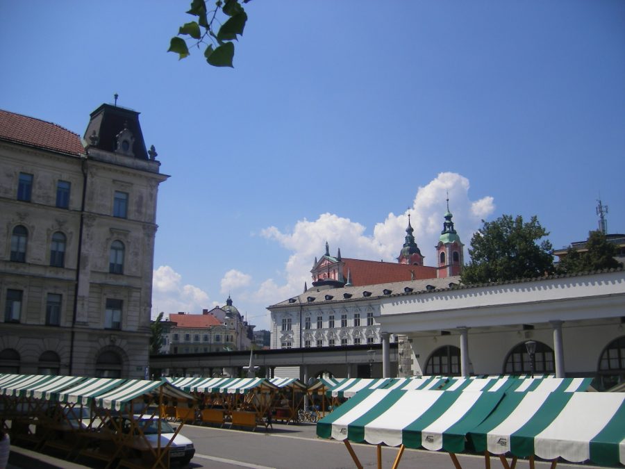 Pogačarjev trg and the Central Market