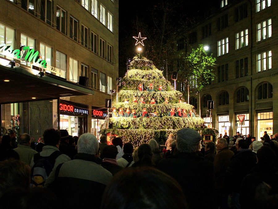 Singing Christmas Tree, Werdmühleplatz