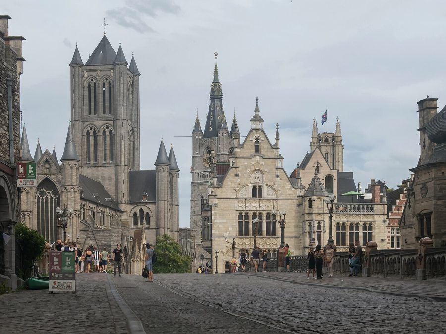 Sint-Baafsplein and St Bavo's Cathedral